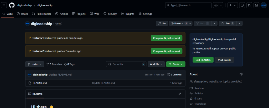 Pushing Branches to GitHub 4 Pushing Branches to GitHub