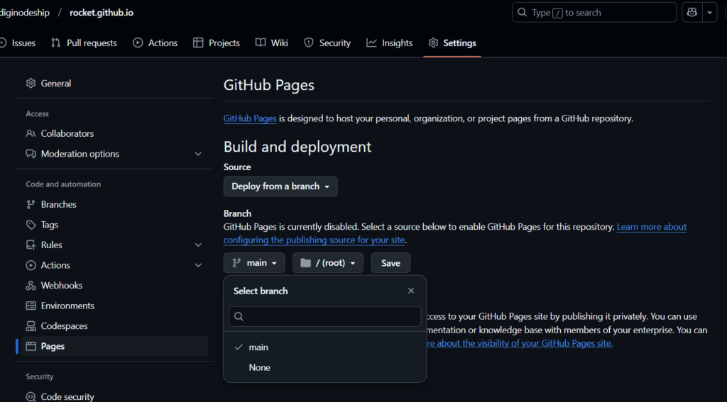 Creating GitHub Pages 7 Creating GitHub Pages