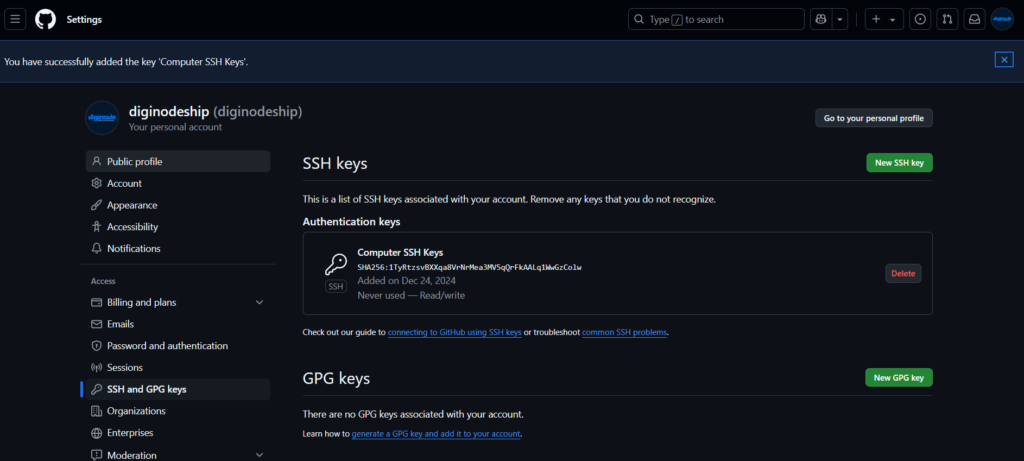 Enhancing Git Security with SSH