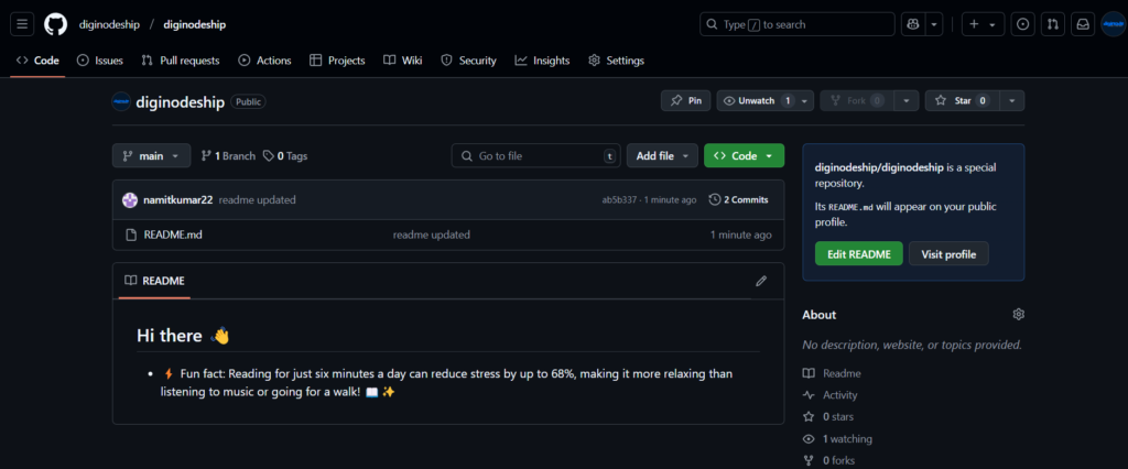 Pushing Changes to GitHub