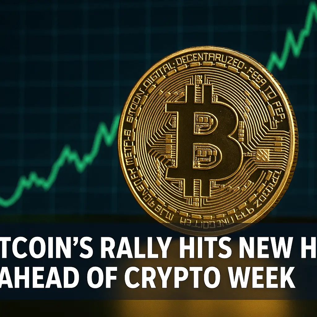 Bitcoin’s Rally Hits New High Ahead of Crypto Week