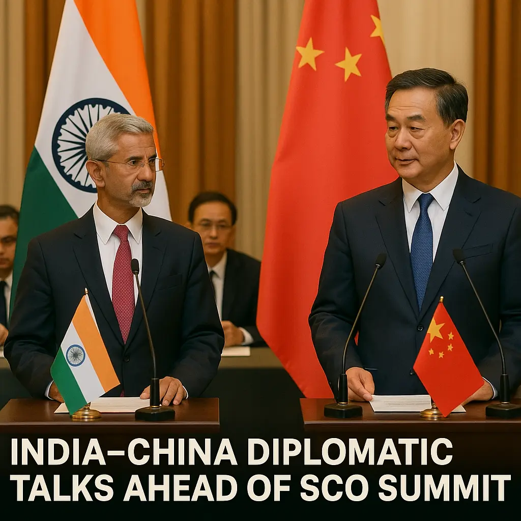 India–China Diplomatic Talks Ahead of SCO Summit