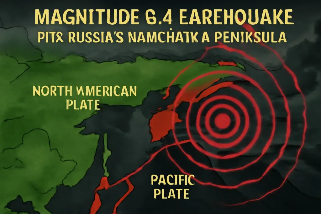 Magnitude 6.4 Earthquake Hits Russia’s Kamchatka
