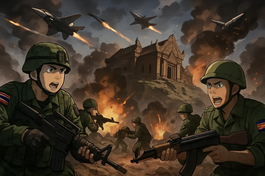 Tensions Escalate Between Thailand and Cambodia Along Borderr