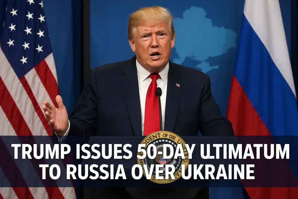 Trump Issues 50 Day Ultimatum to Russia Over Ukraine