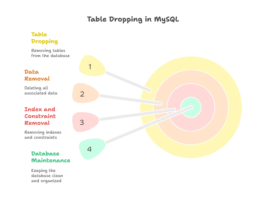 Dropping Tables in MySQL 1 Introduction to Dropping Tables, Dropping Tables in MySQL