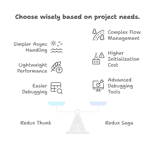 Redux Thunk or Redux Saga (Middleware for async actions) 1 Redux Thunk