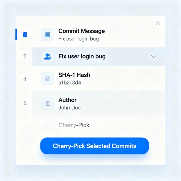Selecting Commits for Cherry-Picking 1 commits for cherry-picking