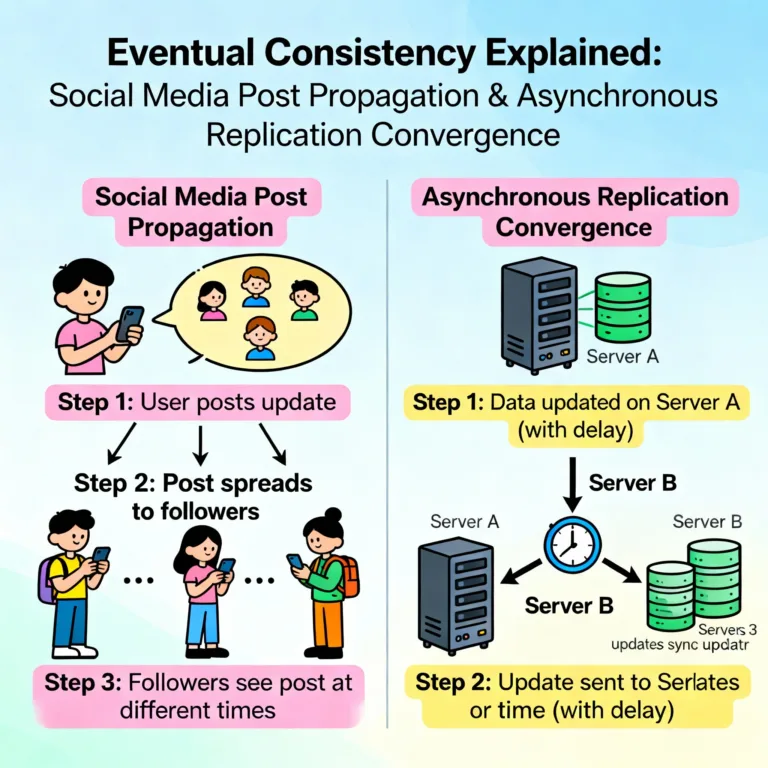 Consistency patterns in system design 5 eventual consistency model