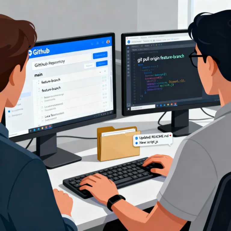 Pulling Branches from GitHub 1 pulling branches