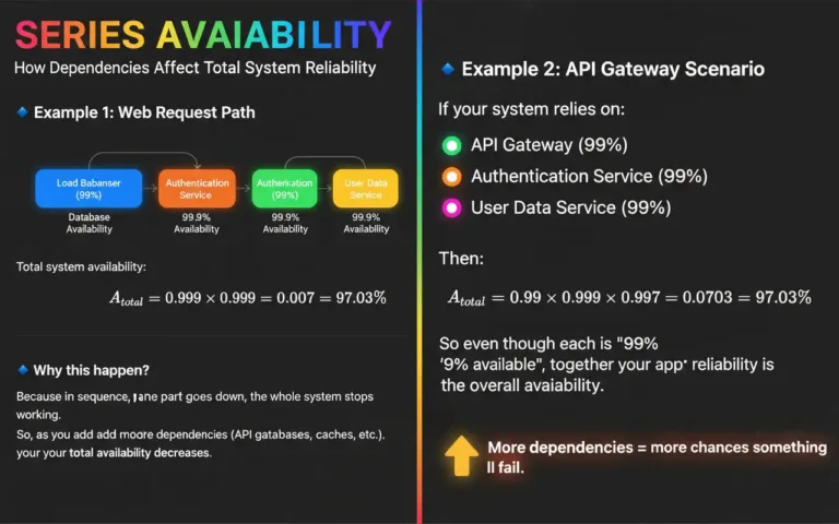 Availability Patterns in System Design 5 series availability examples