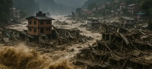 Nepal Suffers Devastating Flash Floods from Glacial Lake Outburst Nepal Suffers Devastating Flash Floods from Glacial Lake Outburst