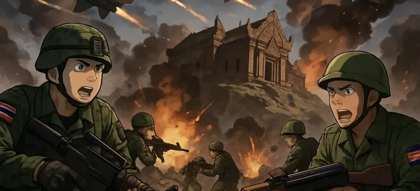 Tensions Escalate Between Thailand and Cambodia Along Borderr Tensions Escalate Between Thailand and Cambodia Along Borderr